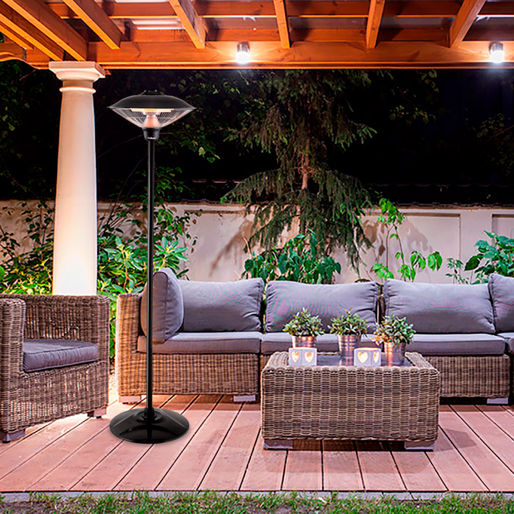 Calefactor Halógeno De Pie Metálico 2000 W Liliana CHPIE2000 - Pireo Calefactor Halógeno De Pie Metálico 2000 W Liliana CHPIE2000 - Pireo