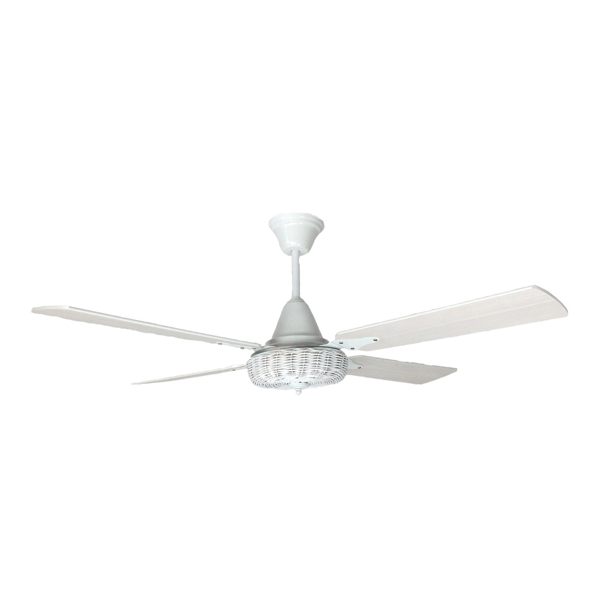 Ventilador De Techo Creta Premium Madera Blanco Atenas CRETA-MADR001 - Pireo