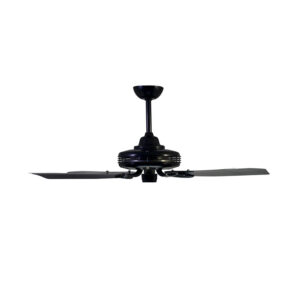 Ventilador De Techo Metálico Negro Control Remoto Atenas G22 - Pireo