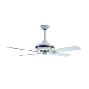 Ventilador De Techo Metálico Blanco Control Remoto Atenas G28 - Pireo
