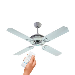 Ventilador De Techo Metálico Blanco Control Remoto Atenas G28 - Pireo