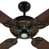 Ventilador De Techo Metálico Marrón Control Remoto Atenas G36 - Pireo