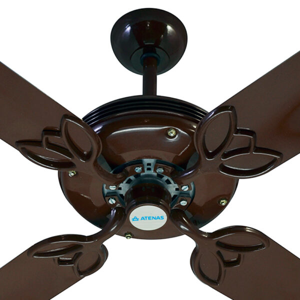 Ventilador De Techo Metálico Marrón Control Remoto Atenas G36 - Pireo
