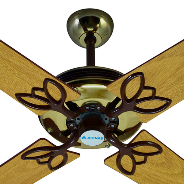 Ventilador De Techo Madera Caoba/ Roble Control Remoto Atenas G40 - Pireo