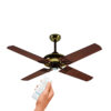 Ventilador De Techo Madera Caoba/ Roble Control Remoto Atenas G40 - Pireo