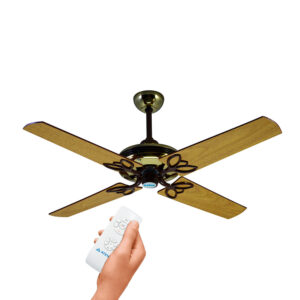 Ventilador De Techo Madera Caoba/ Roble Control Remoto Atenas G40 - Pireo