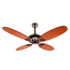 Ventilador De Techo Madera Wengue Platil Control Remoto Atenas G57 - Pireo