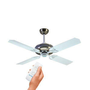 Ventilador De Techo Metálico Blanco Platil Control Remoto Atenas G60 - Pireo