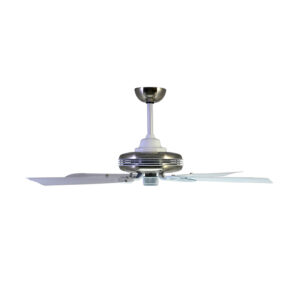 Ventilador De Techo Metálico Blanco Platil Control Remoto Atenas G60 - Pireo
