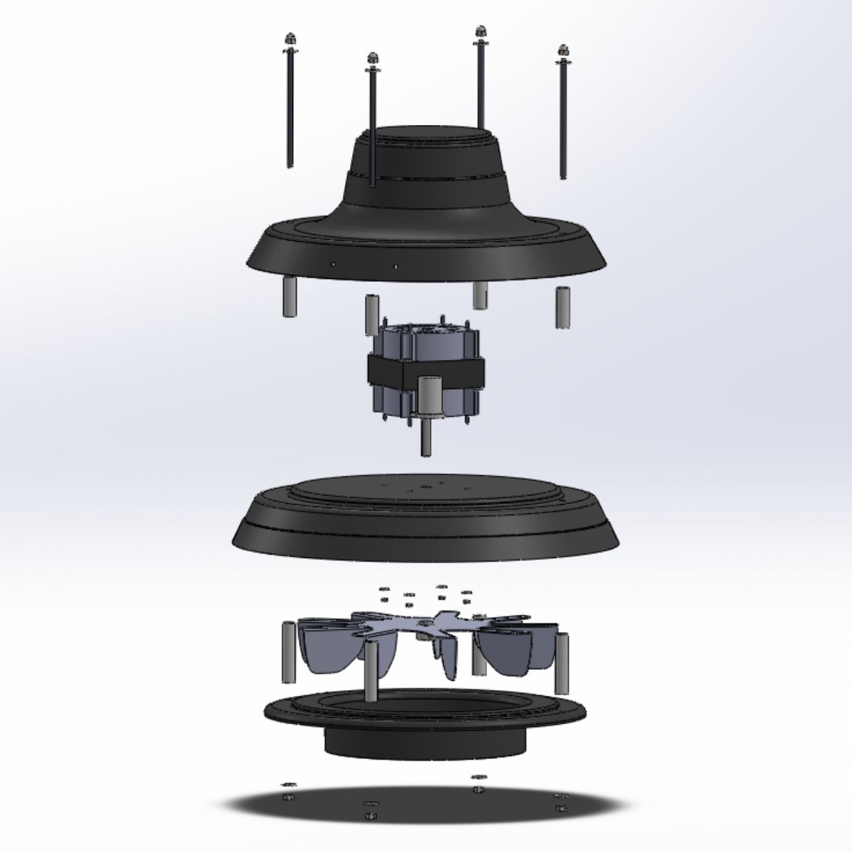 Extractor Parrillero Motor Weg 10" Atenas M23 - Pireo