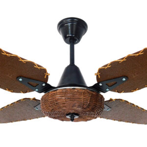 Ventilador De Techo "Mykonos" De Rattan Nogal Atenas MYKO-R005 - Pireo