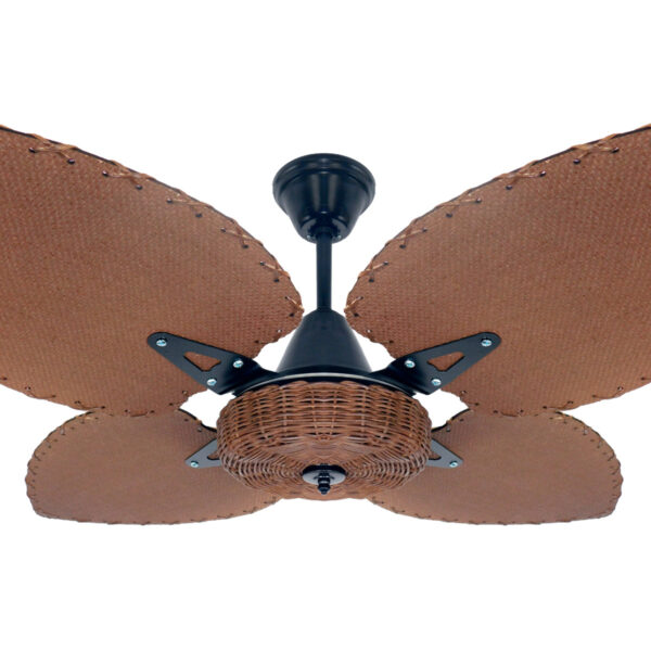 Ventilador De Techo "Naxos" De Rattan Nogal Atenas NAXOS-R005 - Pireo