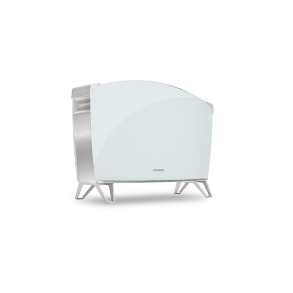 Vitroconvector Vidrio Templado Blanco 1500W Peabody PE-BVC15B - Pireo
