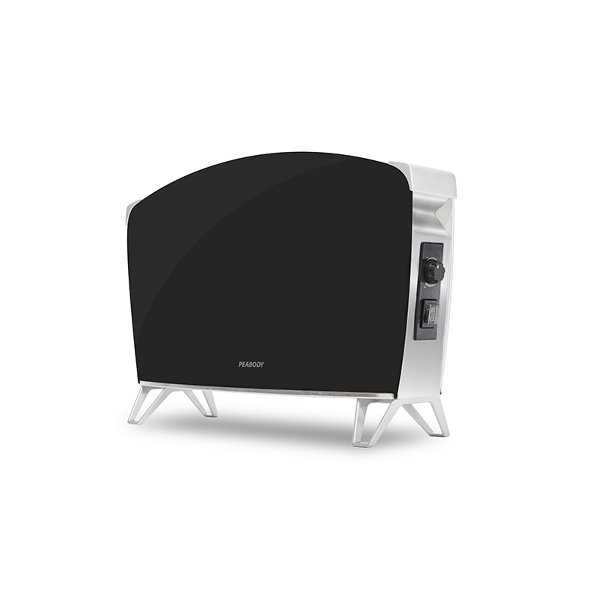 Vitroconvector Vidrio Negro Doble Potencia 1500W Peabody PE-BVC15N - Pireo Vitroconvector Vidrio Negro Doble Potencia 1500W Peabody PE-BVC15N - Pireo