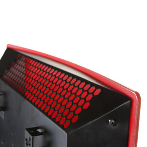 Vitroconvector Para Piso y Pared Rojo 2000W Peabody PE-VQM20R - Pireo
