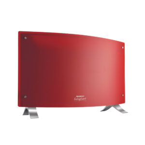 Vitroconvector Para Piso y Pared Rojo 2000W Peabody PE-VQM20R - Pireo