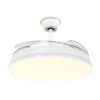 Ventilador De Techo Blanco Con Luz Led 65 W Peabody PE-VTRDC410B - Pireo