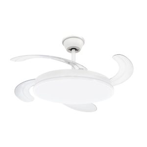 Ventilador De Techo Blanco Con Luz Led 65 W Peabody PE-VTRDC410B - Pireo