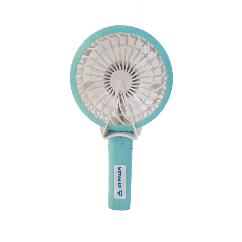 Ventilador USB Celeste Portátil De Mano Recargable Atenas USB-PR-CELESTE - Pireo Ventilador USB Celeste Portátil De Mano Recargable Atenas USB-PR-CELESTE - Pireo