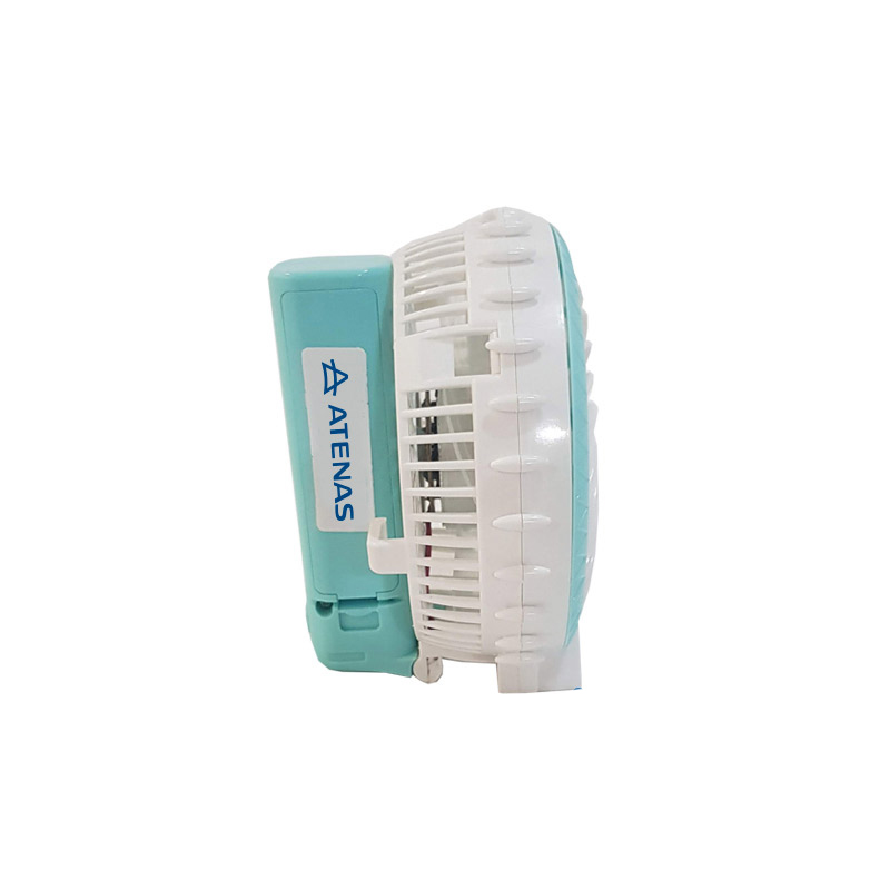 Ventilador USB Celeste Portátil De Mano Recargable Atenas USB-PR-CELESTE - Pireo Ventilador USB Celeste Portátil De Mano Recargable Atenas USB-PR-CELESTE - Pireo