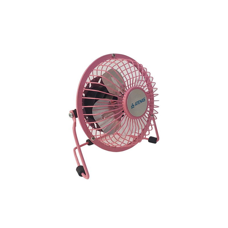 Ventilador Usb Para Escritorio Rosa 5" Atenas USB-ROSA - Pireo