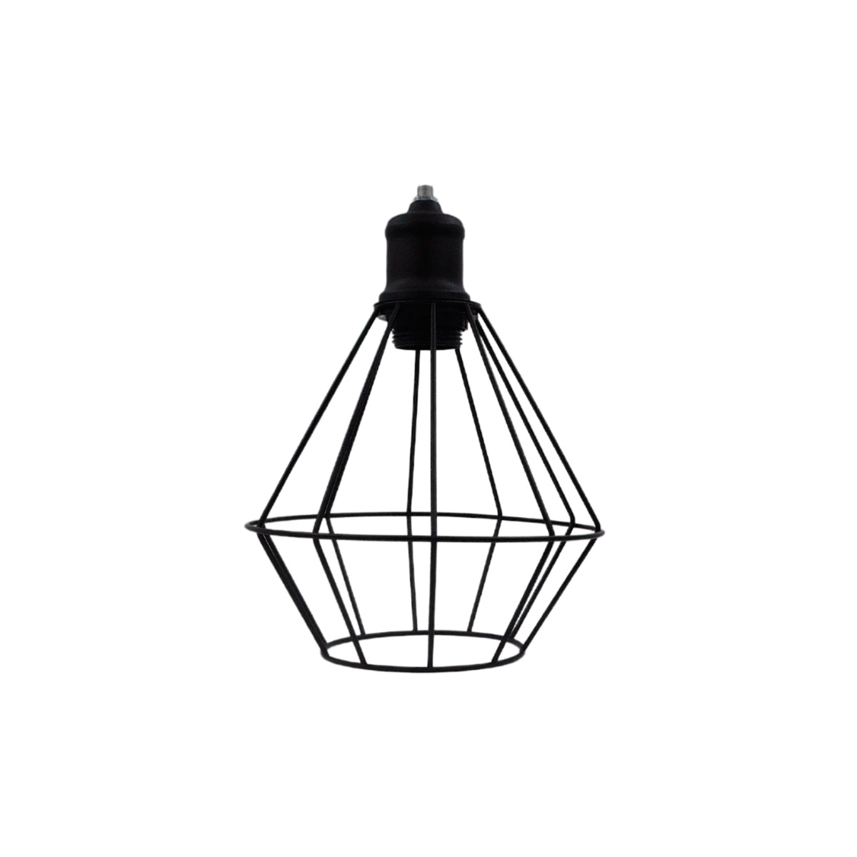 Lampara Jaula Diamante Vintage Negro 30 W Capobianco V35358 - Pireo