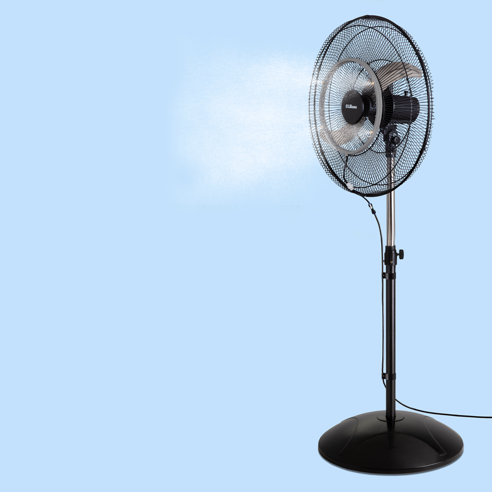Ventilador De Pie 25" Palas Tipo Avión Con Rociador Liliana VP25MCB - Pireo